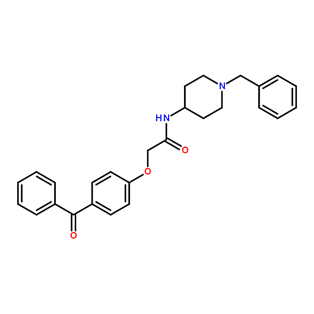 RHAWN 2-(4-Benzoylphenoxy)-N-(1-benzylpiperidin-4-yl)acetamide