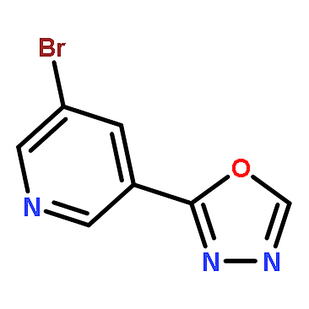 RHAWN 2-(5-Bromopyridin-3-yl)-1,3,4-oxadiazole