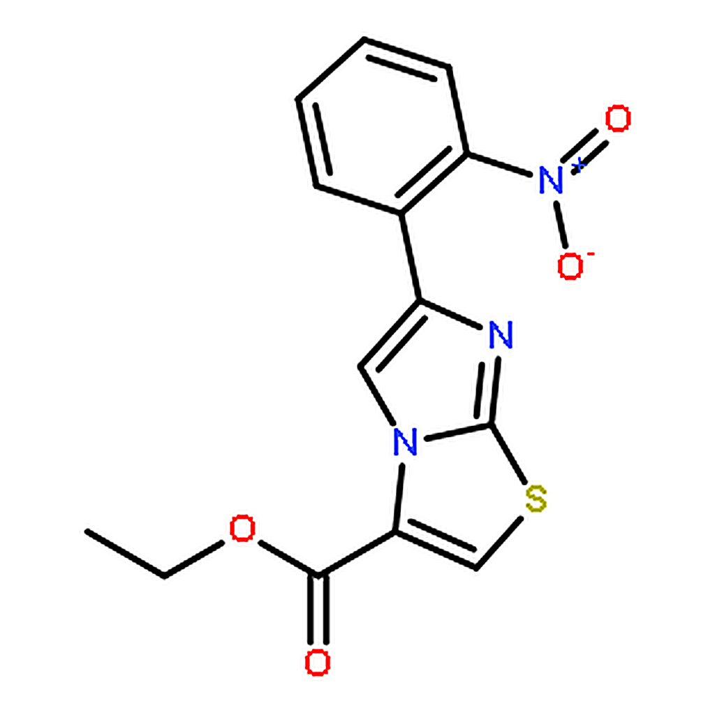 RHAWN Ethyl 6-(2-nitrophenyl)imidazo[2,1-b]thiazole-3-carboxylate