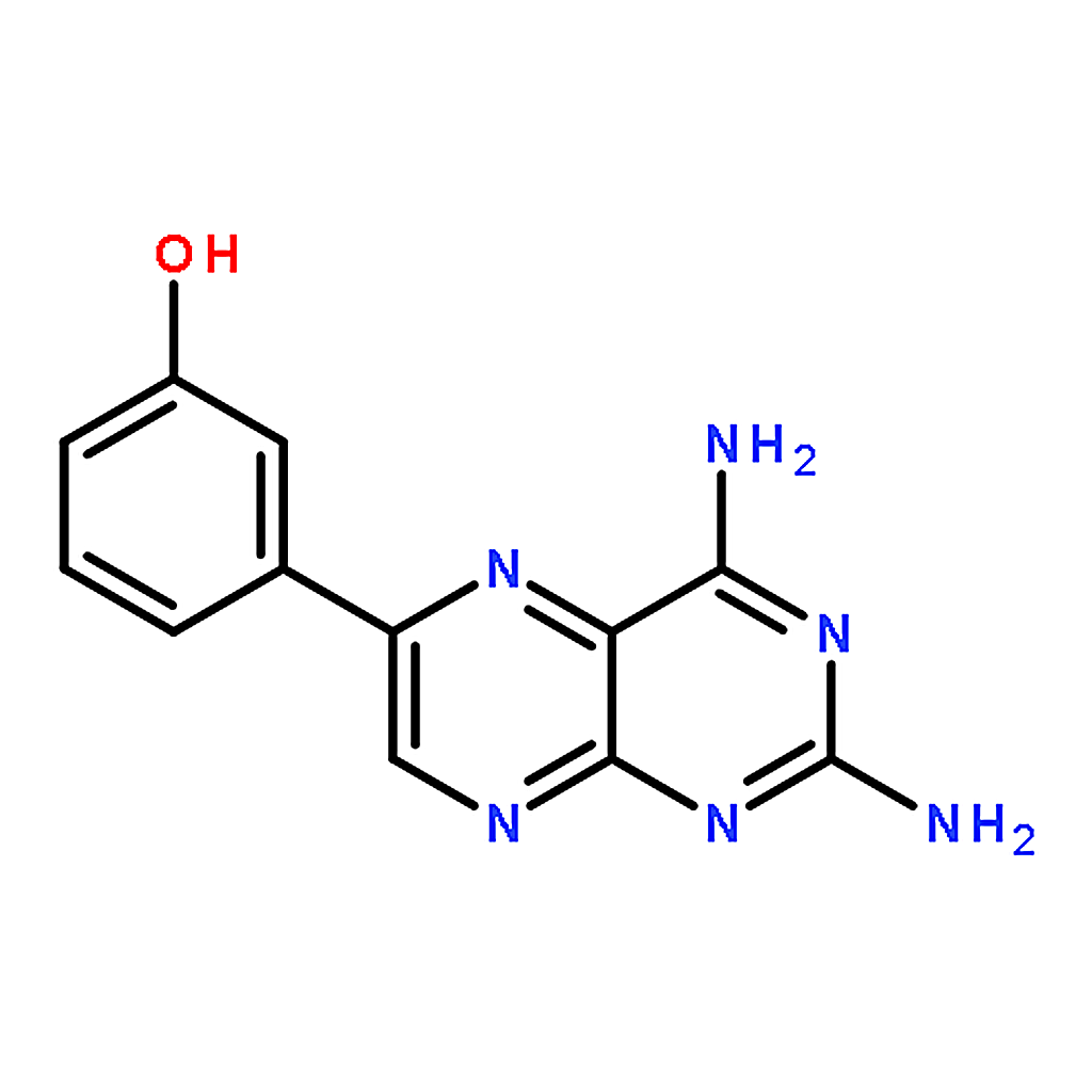 RHAWN 3-(2,4-diaminopteridin-6-yl)phenol