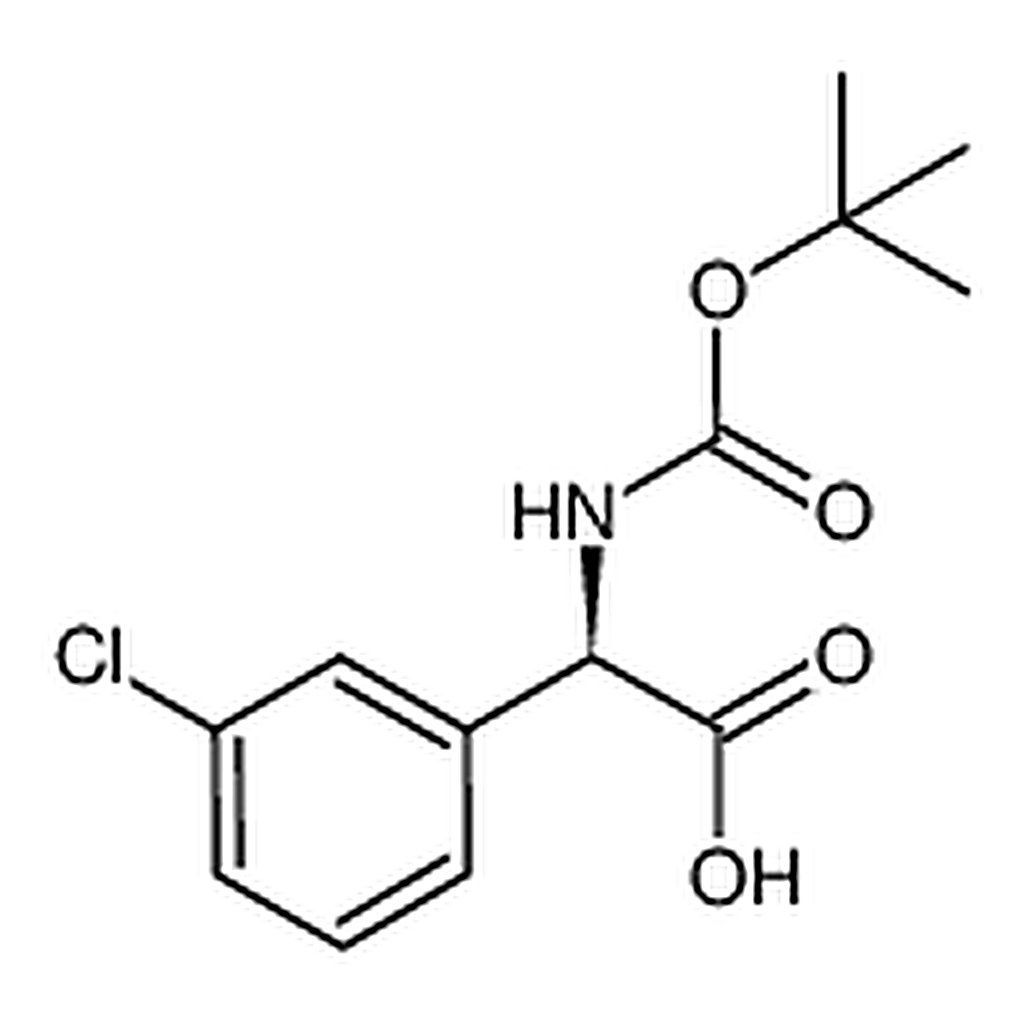 RHAWN (R)-2-((tert-Butoxycarbonyl)amino)-2-(3-chlorophenyl)acetic acid