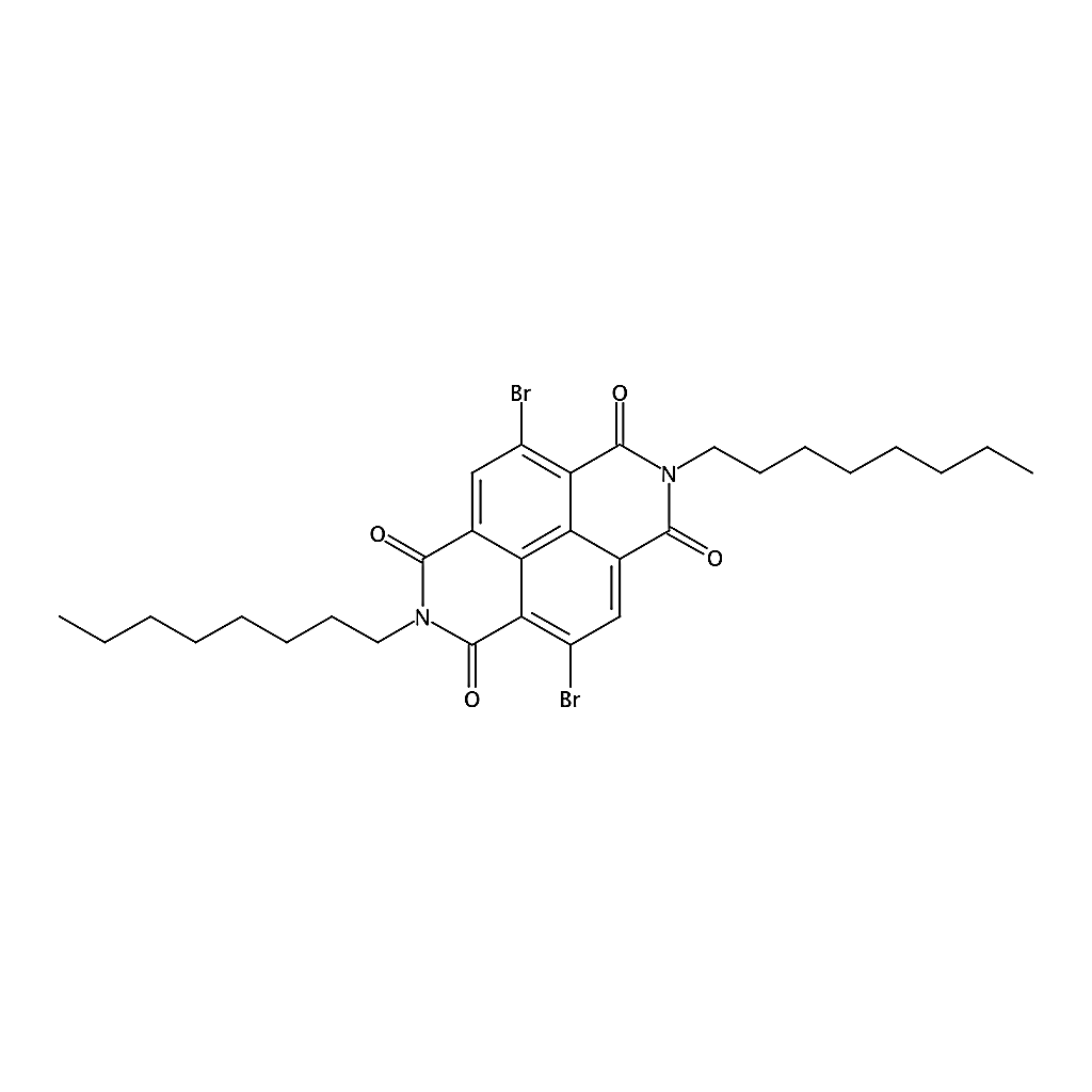 RHAWN 2,6-Dibromo-<i>N</i>,<i>N</i>'-di-<i>n</i>-octyl-1,8:4,5-naphthalenetetracarboxdiimide