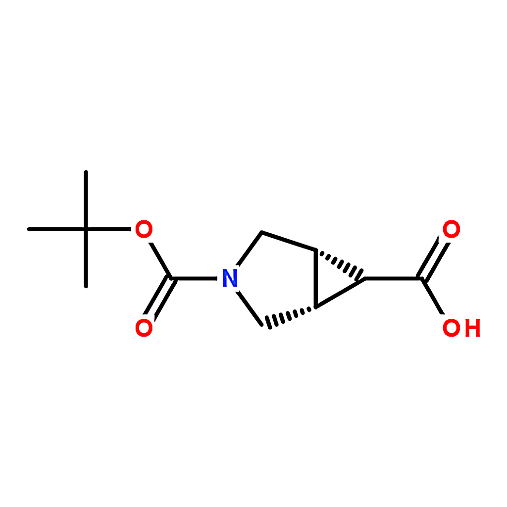 RHAWN rel-(1R,5S,6r)-3-(tert-Butoxycarbonyl)-3-azabicyclo[3.1.0]hexane-6-carboxylic acid
