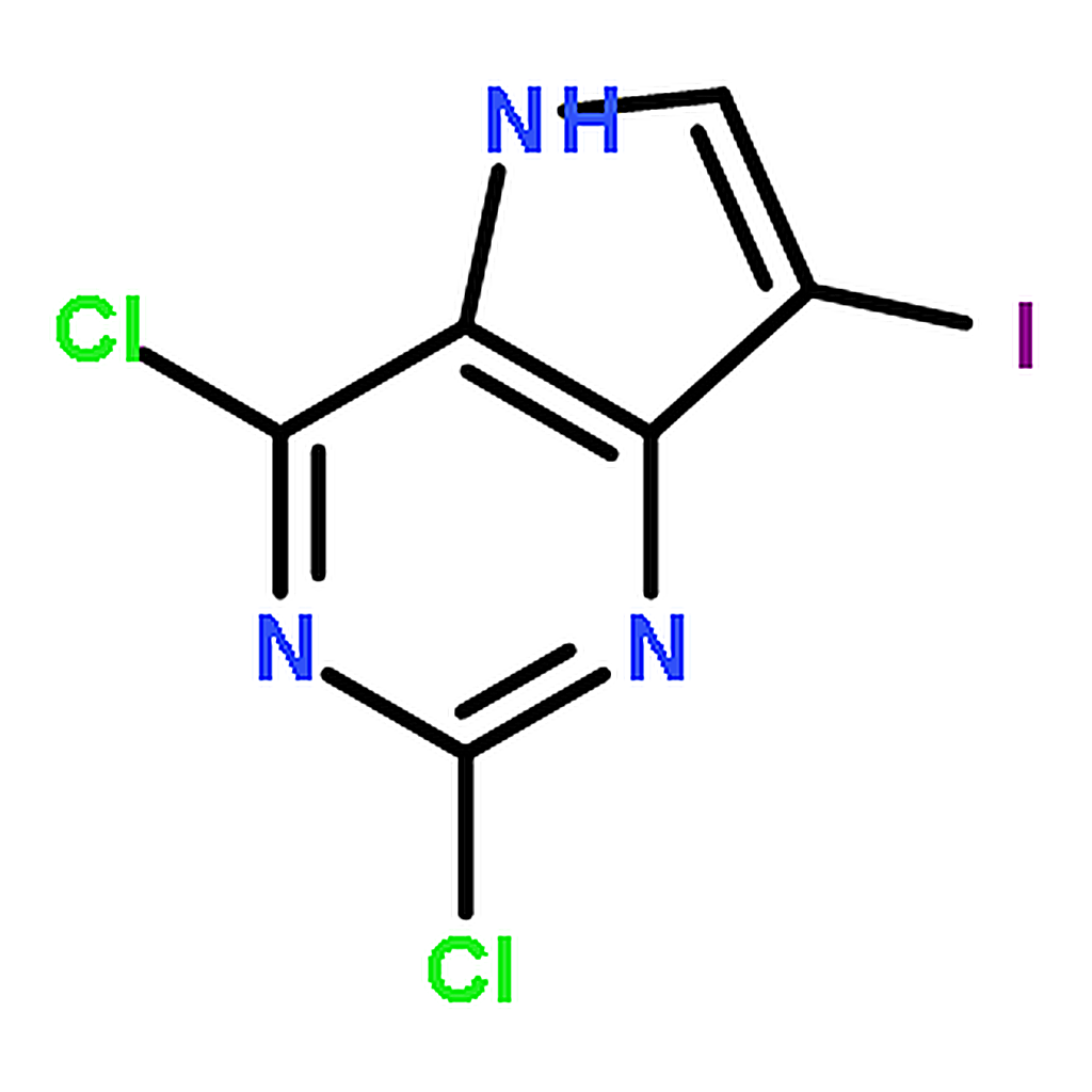 RHAWN 2， 4-DICHLORO-7-IODO-5H-PYRROLO[3， 2-D]PYRIMIDINE