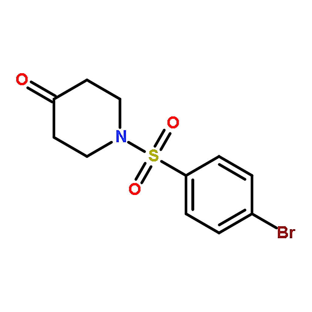 RHAWN 1-((4-Bromophenyl)sulfonyl)piperidin-4-one