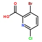 RHAWN 3-Bromo-6-chloro-2-pyridinecarboxylic acid