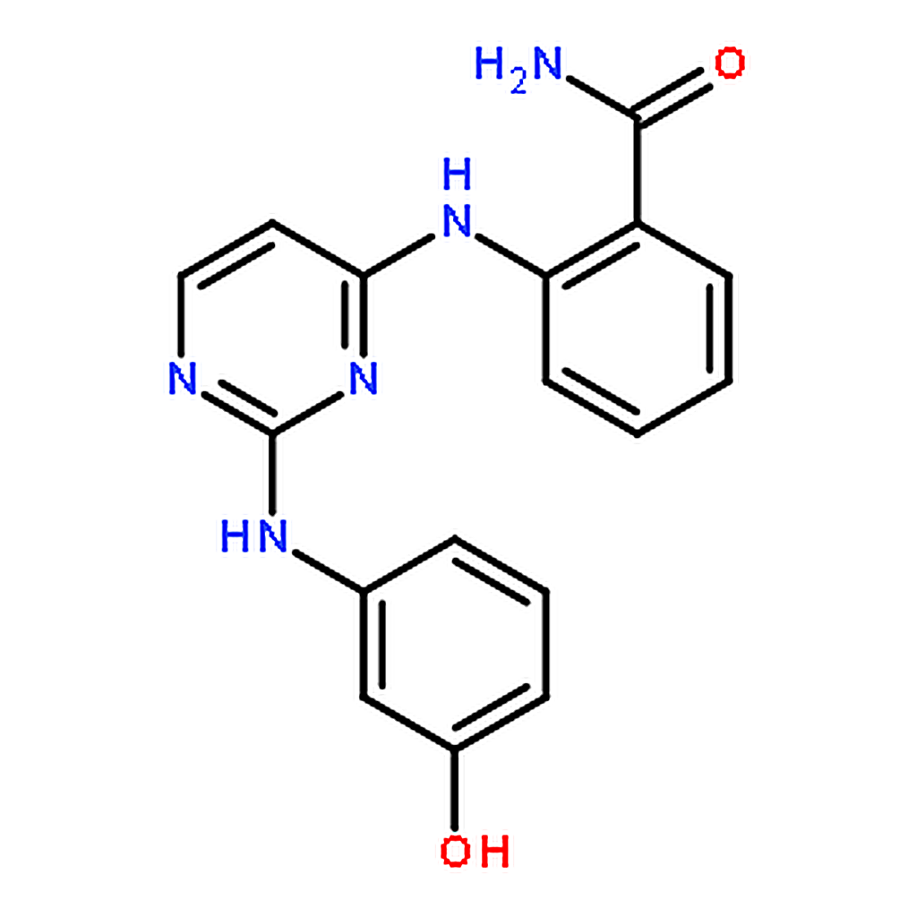 RHAWN 2-[[2-[(3-Hydroxyphenyl)amino]-4-pyrimidinyl]amino]benzamide