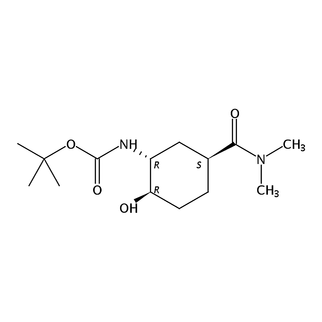RHAWN tert-Butyl ((1R，2R，5S)-5-(dimethylcarbamoyl)-2-hydroxycyclohexyl)carbamate