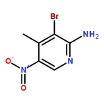 RHAWN 3-Bromo-4-methyl-5-nitropyridin-2-amine