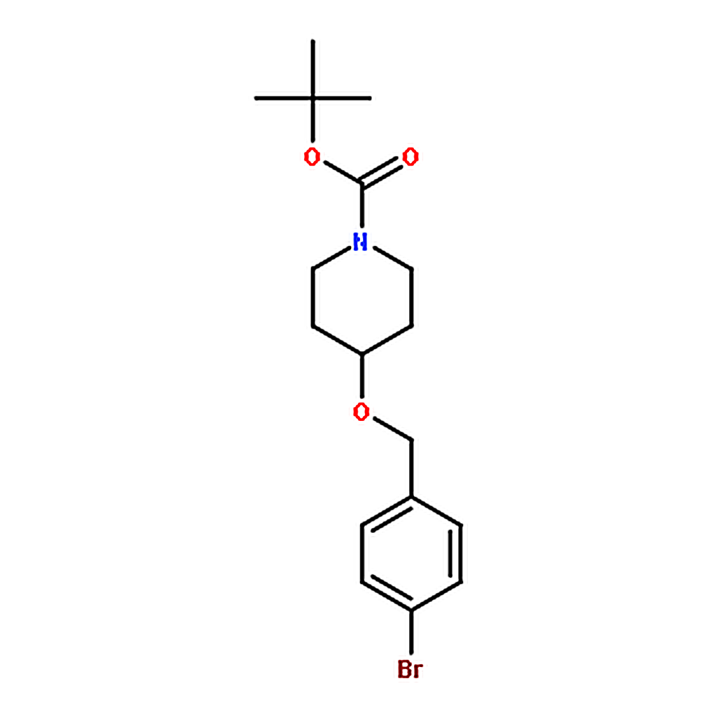 RHAWN tert-Butyl 4-((4-bromobenzyl)oxy)piperidine-1-carboxylate