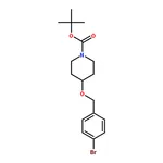 RHAWN tert-Butyl 4-((4-bromobenzyl)oxy)piperidine-1-carboxylate