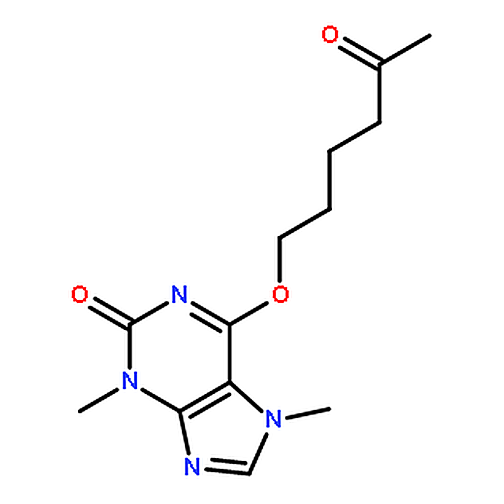 RHAWN 3，7-Dihydro-3，7-dimethyl-6-[(5-oxohexyl)oxy]-2H-purin-2-one