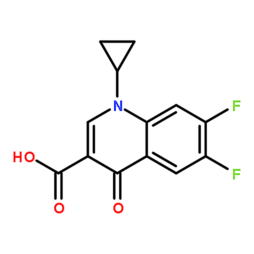 RHAWN 1-Cyclopropyl-6，7-difluoro-4-oxo-1，4-dihydroquinoline-3-carboxylic acid