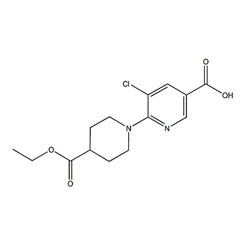 RHAWN 5-Chloro-6-(4-(ethoxycarbonyl)piperidin-1-yl)nicotinic acid