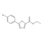 RHAWN Ethyl 5-(4-bromophenyl)-1,3,4-oxadiazole-2-carboxylate