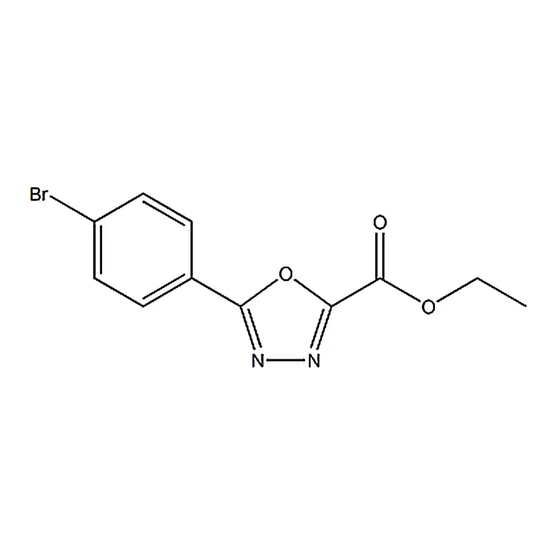 RHAWN Ethyl 5-(4-bromophenyl)-1,3,4-oxadiazole-2-carboxylate