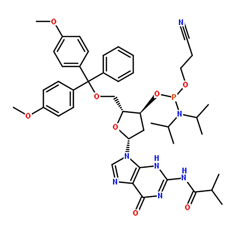 RHAWN 5'-O-(4,4'-Dimethoxytrityl)-N-isobutyryl-2'-deoxyguanosine-3'-(2-cyanoethyl-N,N-diisopropyl)