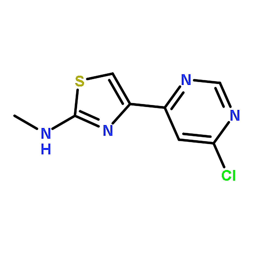 RHAWN 4-(6-Chloropyrimidin-4-yl)-N-methylthiazol-2-amine