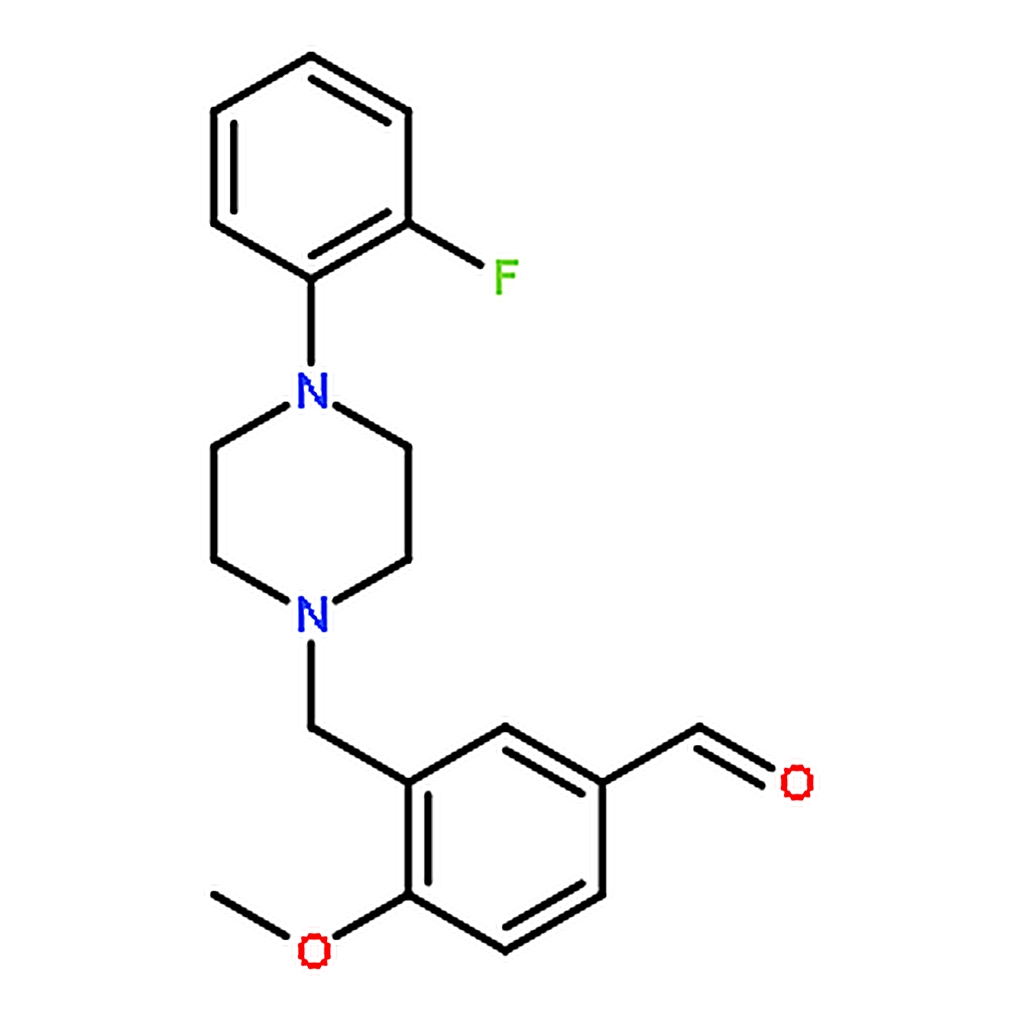 RHAWN 3-((4-(2-Fluorophenyl)piperazin-1-yl)methyl)-4-methoxybenzaldehyde