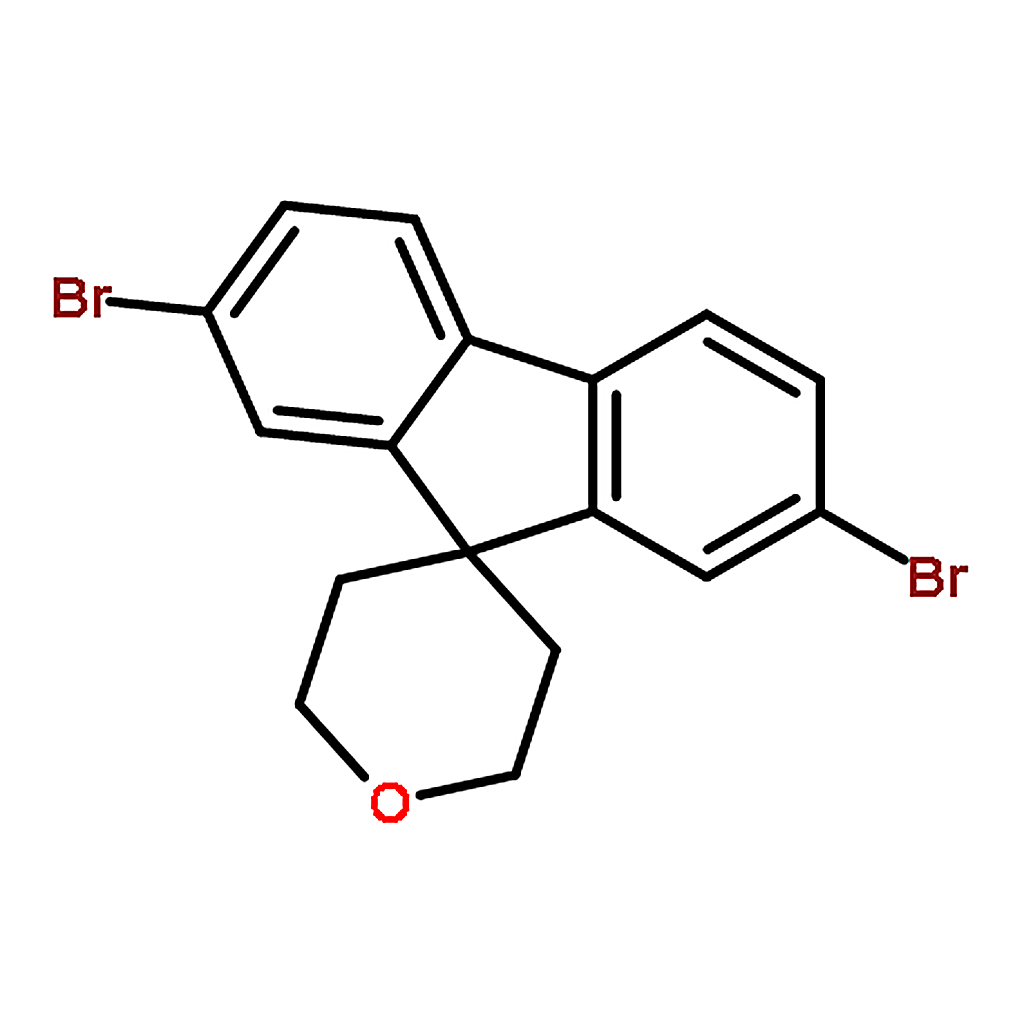 RHAWN 2,7-Dibromo-2',3',5',6'-tetrahydrospiro[fluorene-9,4'-pyran]