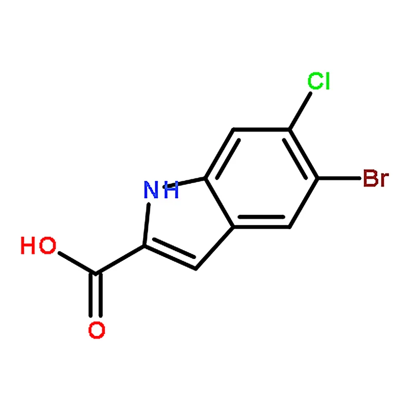 RHAWN 5-Bromo-6-chloro-1H-indole-2-carboxylic acid