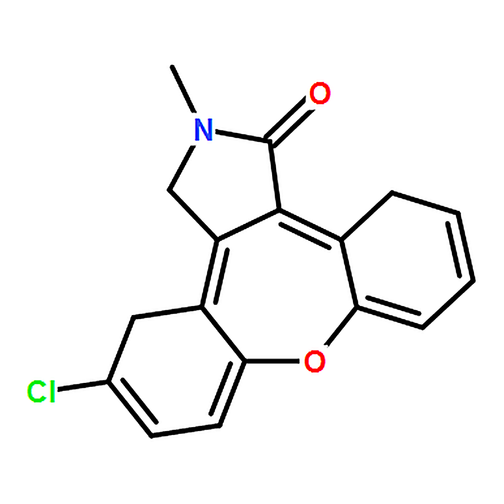 RHAWN 5-Chloro-2-Methyl-2，3-Dihydro-1H-Dibenzo[2，3:6，7]Oxepino[4，5-C]Pyrrol-1-One