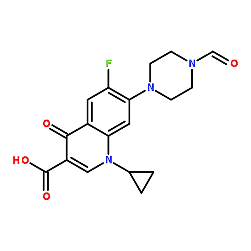 RHAWN 1-Cyclopropyl-6-fluoro-7-(4-formylpiperazin-1-yl)-4-oxo-1,4-dihydroquinoline-3-carboxylic ac