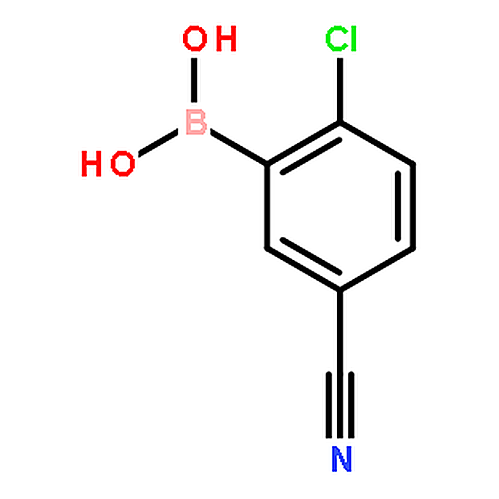 RHAWN 2-Chloro-5-cyanophenylboronic acid