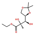 RHAWN (2S,3R)-Ethyl 3-((R)-2,2-dimethyl-1,3-dioxolan-4-yl)-2,3-dihydroxy-2-methylpropanoate