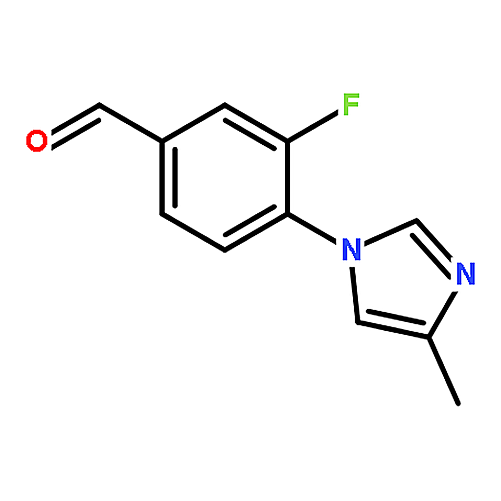 RHAWN 3-Fluoro-4-(4-methyl-1H-imidazol-1-yl)benzaldehyde