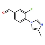 RHAWN 3-Fluoro-4-(4-methyl-1H-imidazol-1-yl)benzaldehyde