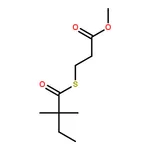 RHAWN Methyl 3-(2,2-dimethylbutanoylthio)propanoate