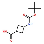 RHAWN trans-3-((tert-Butoxycarbonyl)amino)cyclobutanecarboxylic acid