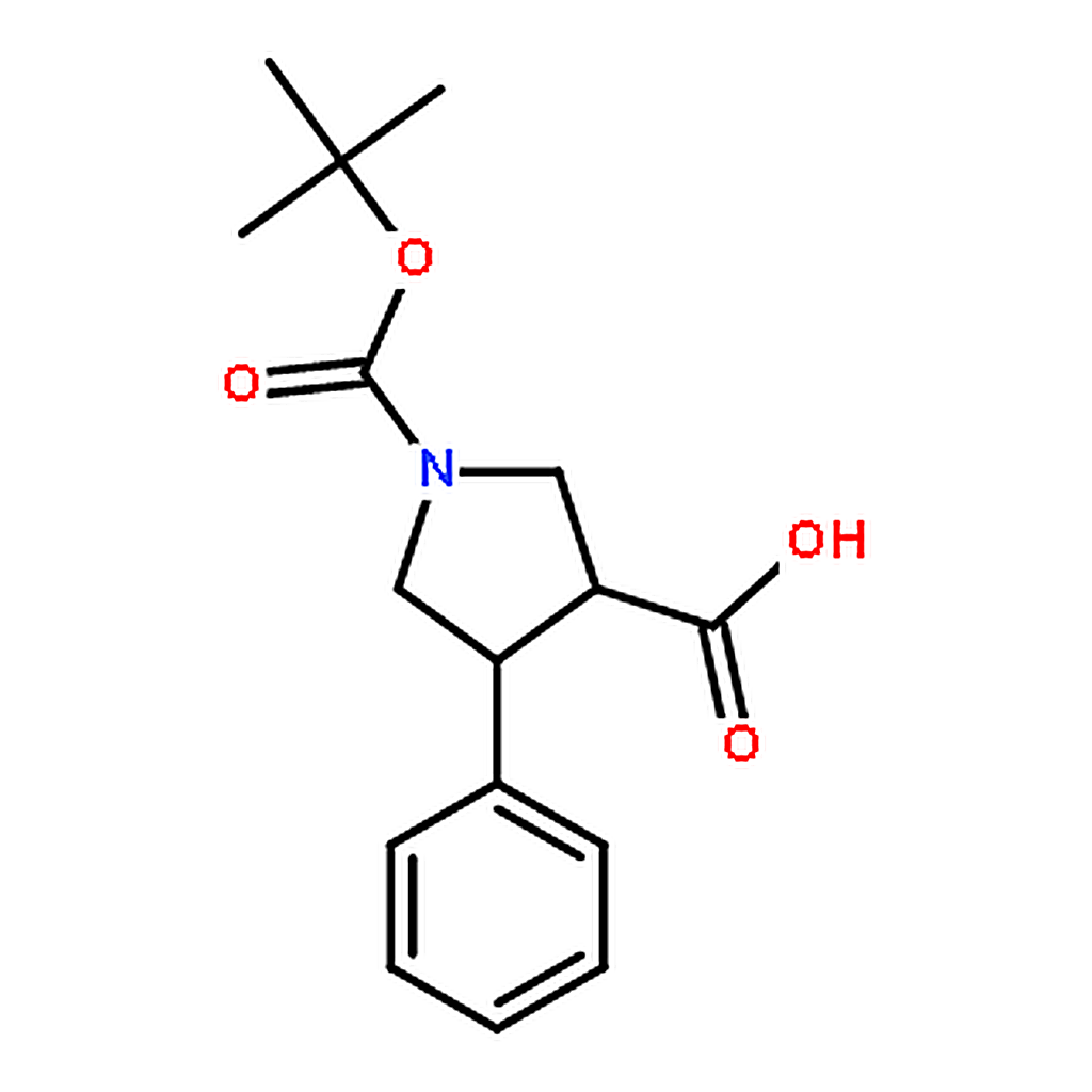 RHAWN 1-(tert-Butoxycarbonyl)-4-phenylpyrrolidine-3-carboxylic acid