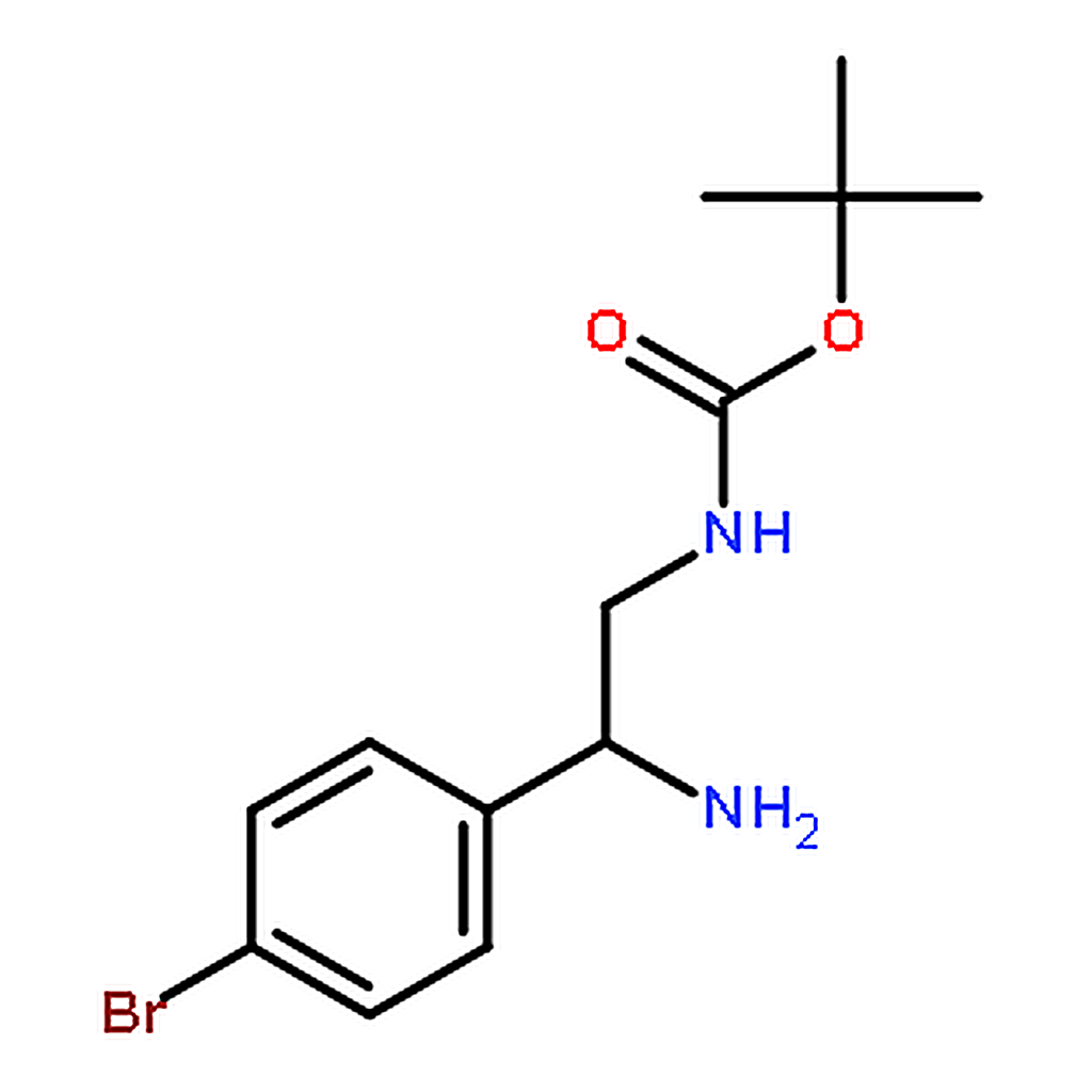 RHAWN tert-Butyl (2-amino-2-(4-bromophenyl)ethyl)carbamate