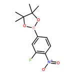 RHAWN 2-(3-Fluoro-4-nitrophenyl)-4,4,5,5-tetramethyl-1,3,2-dioxaborolane