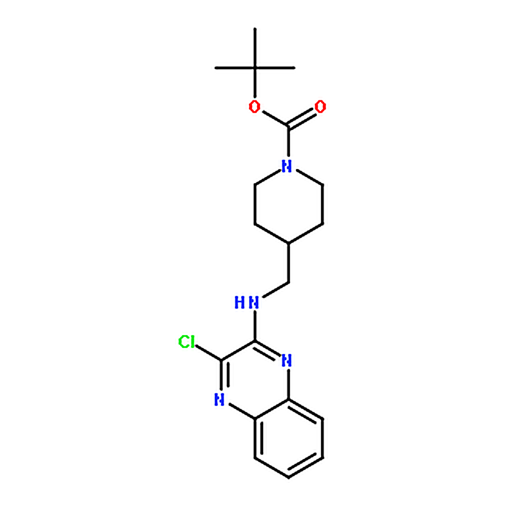 RHAWN 4-[(3-Chloro-quinoxalin-2-ylamino)-methyl]-piperidine-1-carboxylicacidtert-butylester