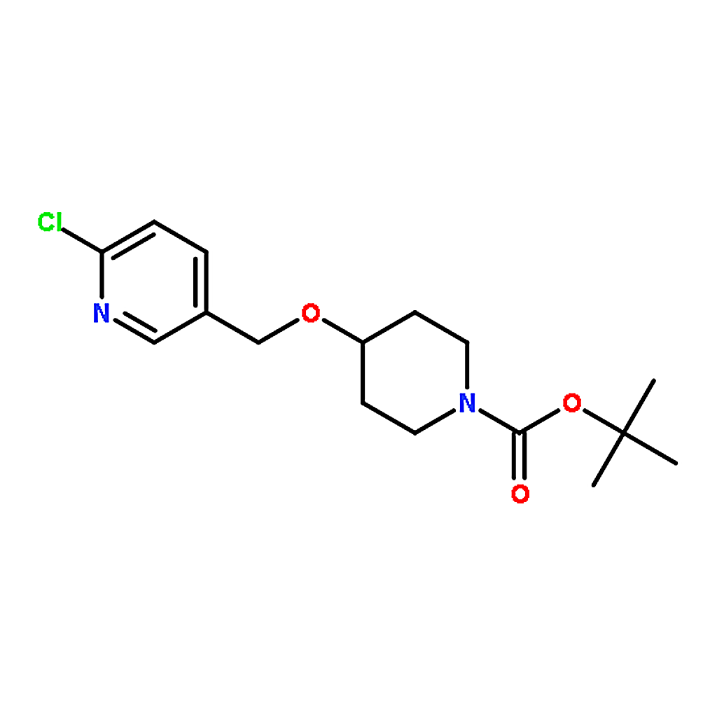 RHAWN 4-(6-Chloro-pyridin-3-ylmethoxy)-piperidine-1-carboxylicacidtert-butylester