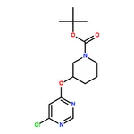 RHAWN 3-(6-Chloro-pyrimidin-4-yloxy)-piperidine-1-carboxylicacidtert-butylester