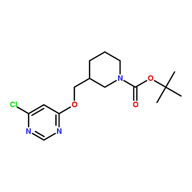 RHAWN 3-(6-Chloro-pyrimidin-4-yloxymethyl)-piperidine-1-carboxylicacidtert-butylester