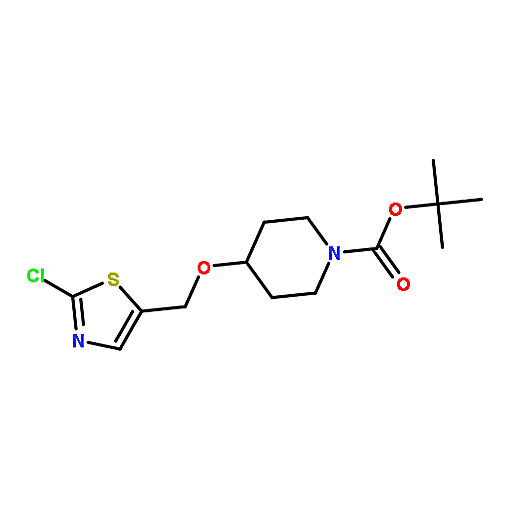 RHAWN 4-(2-Chloro-thiazol-5-ylmethoxy)-piperidine-1-carboxylicacidtert-butylester