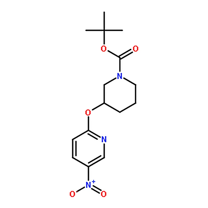 RHAWN 3-(5-Nitro-pyridin-2-yloxy)-piperidine-1-carboxylicacidtert-butylester