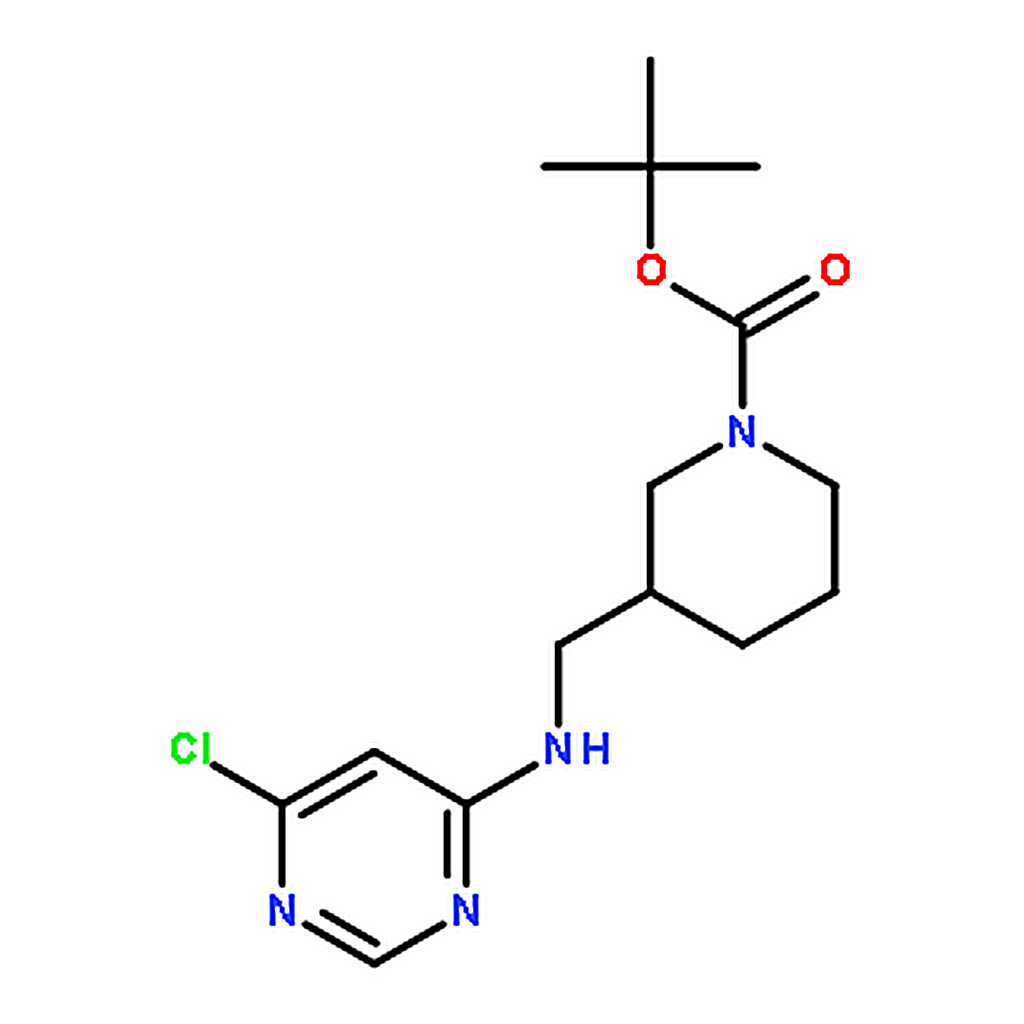 RHAWN 3-[(6-Chloro-pyrimidin-4-ylamino)-methyl]-piperidine-1-carboxylicacidtert-butylester