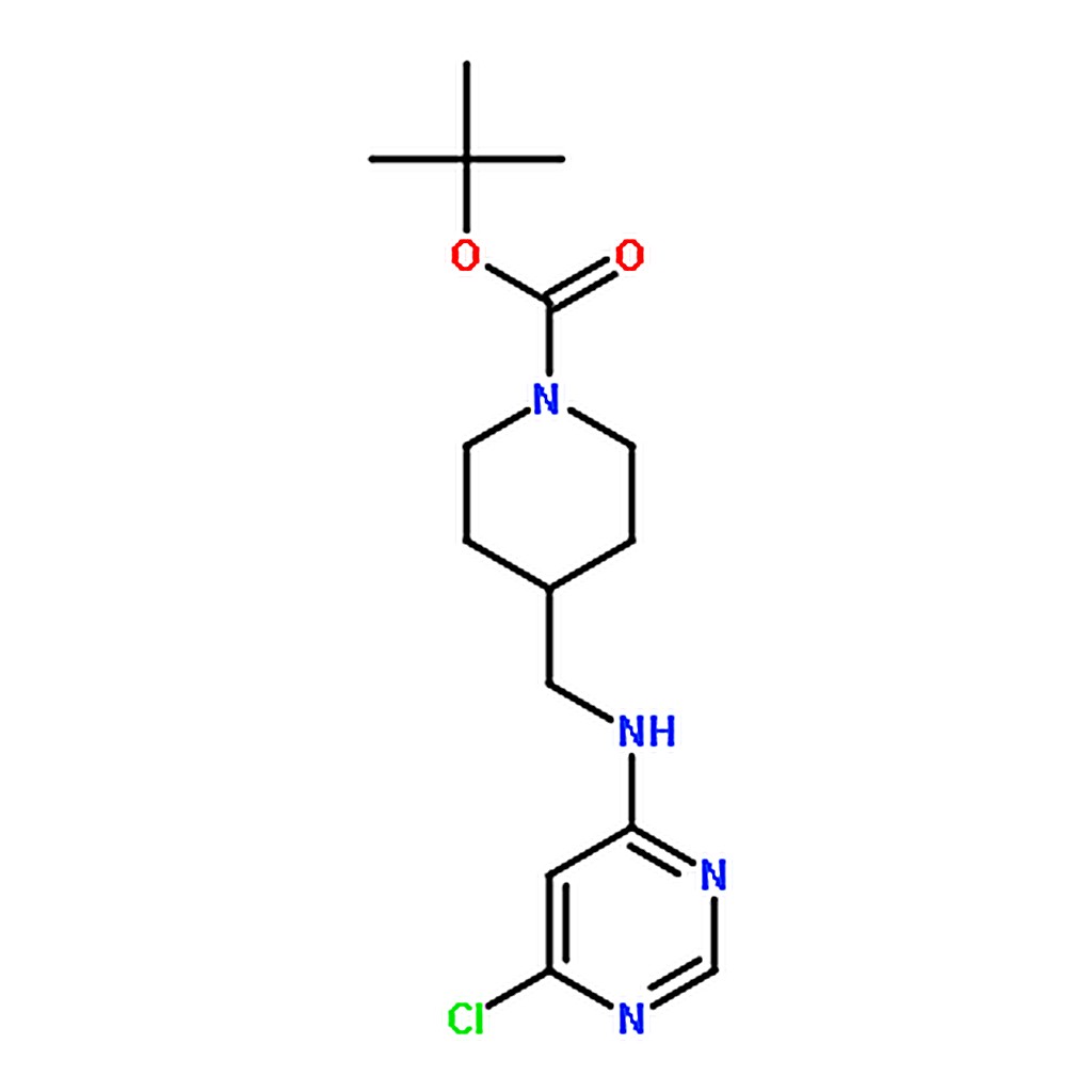 RHAWN 4-[(6-Chloro-pyrimidin-4-ylamino)-methyl]-piperidine-1-carboxylicacidtert-butylester