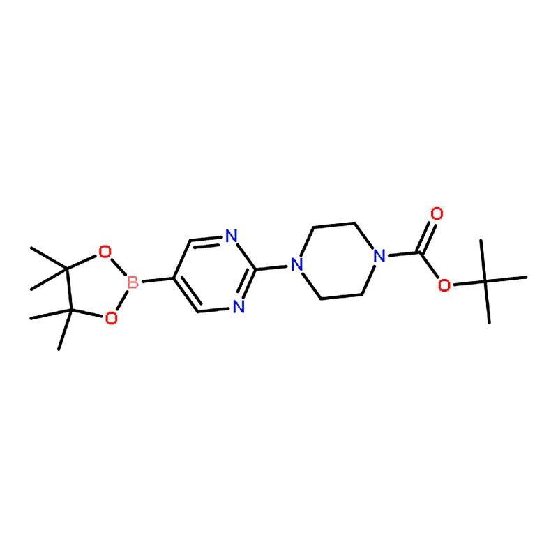 RHAWN tert-Butyl 4-(5-(4,4,5,5-tetramethyl-1,3,2-dioxaborolan-2-yl)pyrimidin-2-yl)piperazine-1-car