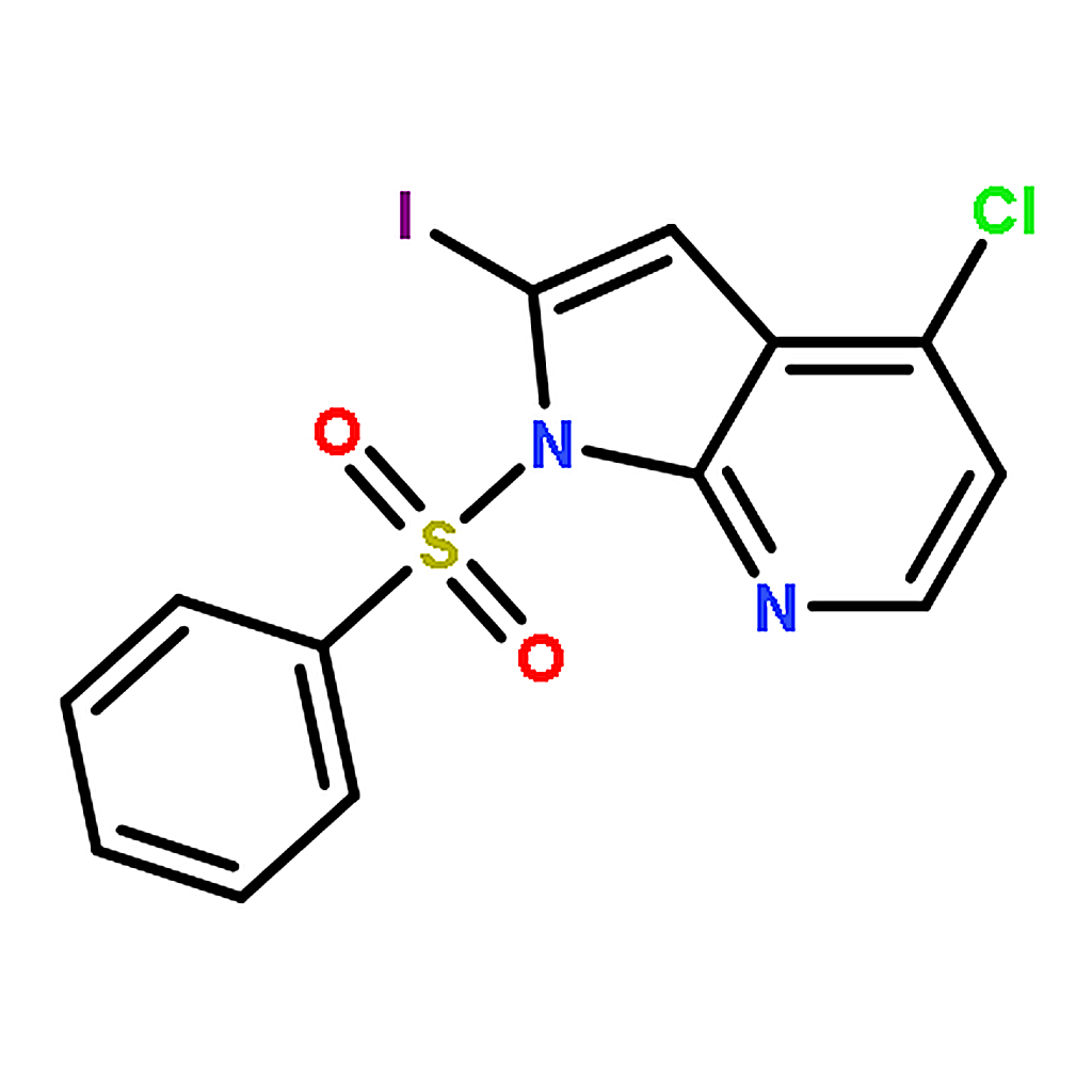 RHAWN 1-Benzenesulfonyl-4-Chloro-2-Iodo-7-Azaindole