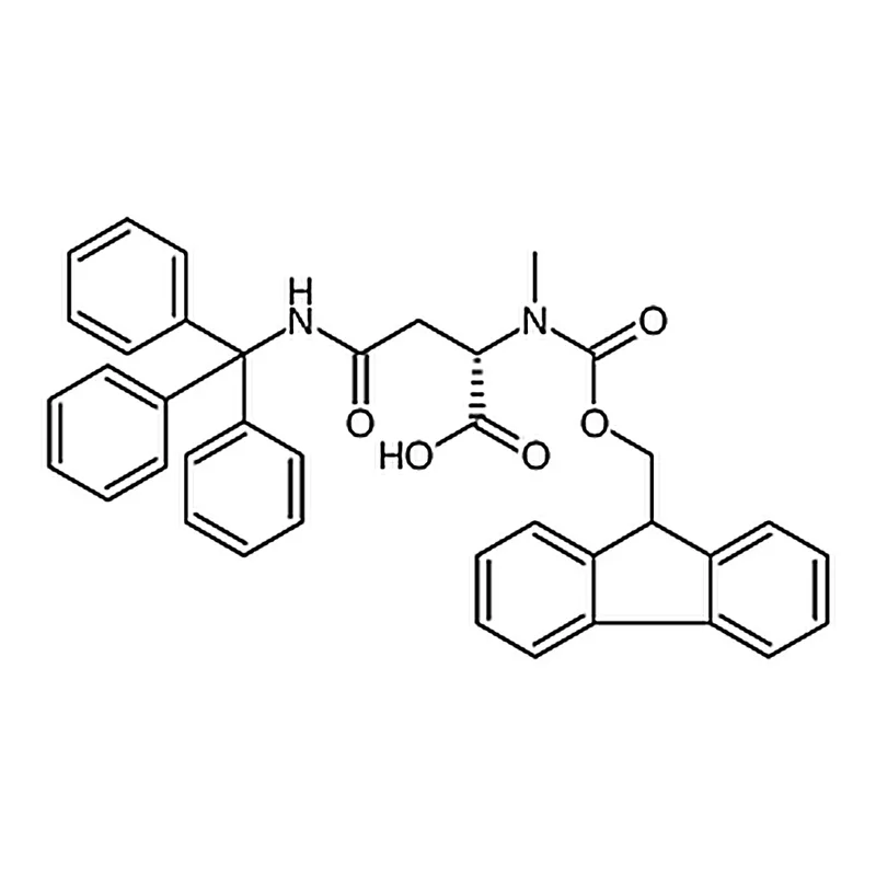 RHAWN (S)-2-((((9H-Fluoren-9-yl)methoxy)carbonyl)(methyl)amino)-4-oxo-4-(tritylamino)butanoic acid