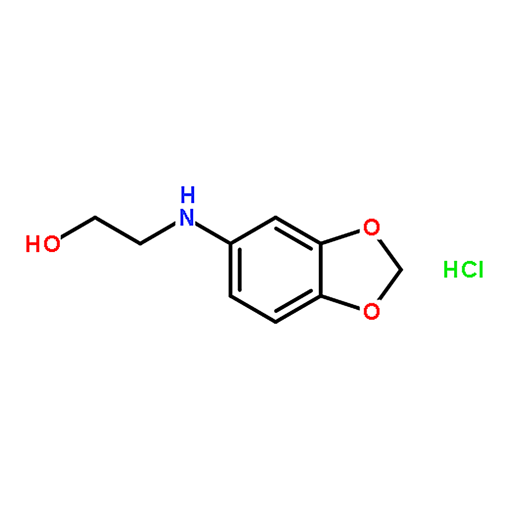 RHAWN 2-(Benzo[d][1，3]dioxol-5-ylamino)ethanol hydrochloride