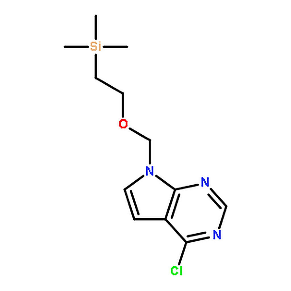 RHAWN 4-Chloro-7-((2-(trimethylsilyl)ethoxy)methyl)-7H-pyrrolo[2,3-d]pyrimidine