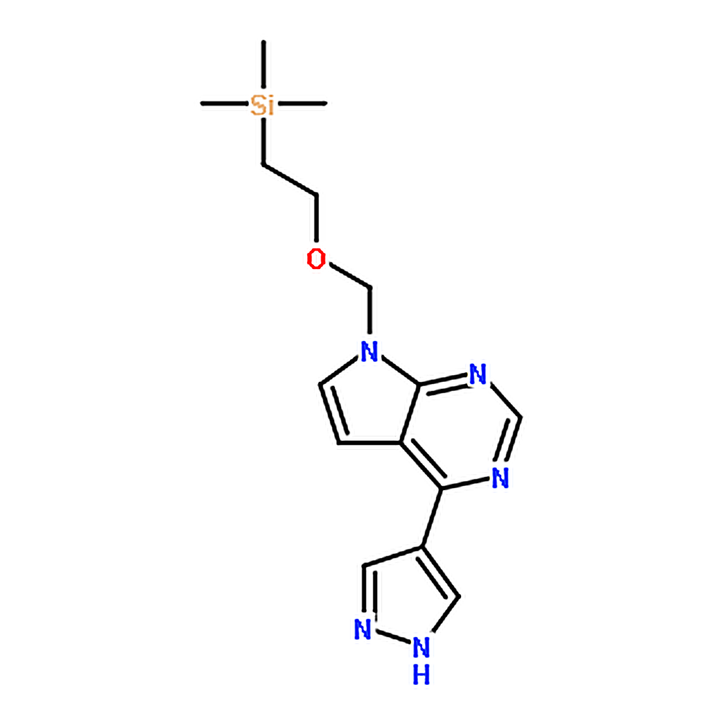 RHAWN 4-(1H-Pyrazol-4-yl)-7-((2-(trimethylsilyl)ethoxy)-methyl)-7H-pyrrolo[2，3-d]pyrimidine